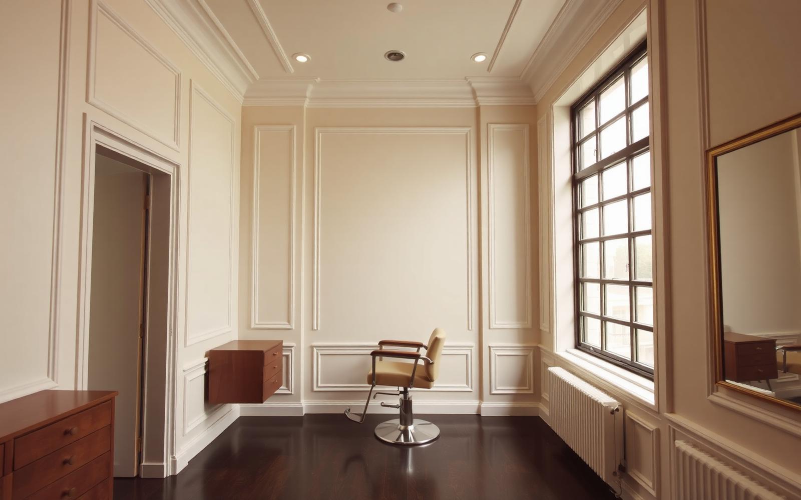 The Arewahair Luxury studio interior in Lekki–Ajah, Lagos